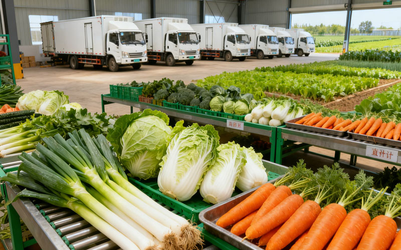 山东蔬菜批发选雨蔬农业，产地直供鲜达全国